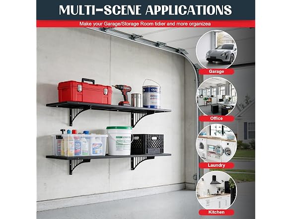 FAHKNS FAHKNS 2-Pack Heavy Duty Garage Wall