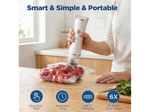 SAMSICHI Handheld Vacuum Sealer