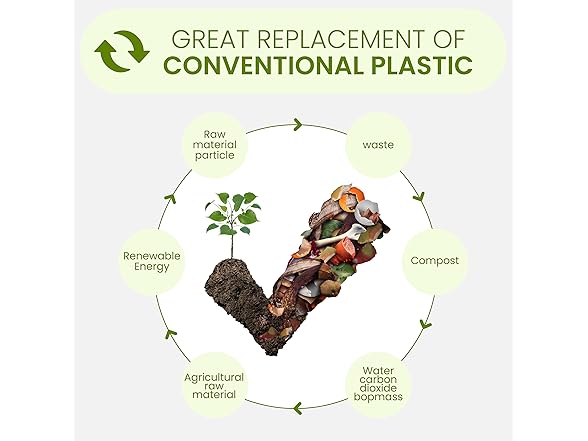 LEZT CO Compostable Garbage Bags