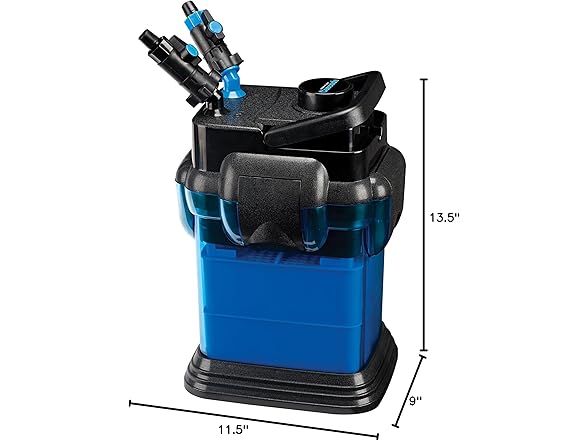 Penn-Plax Cascade All-in-One Aquarium Canister Filter