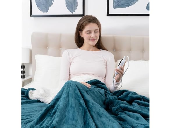 HOW'S MY HOUSE Heated Blanket 62" x 84"