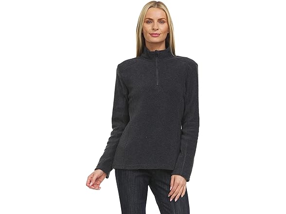 Swiss Alps Quarter Zip Fleece (M) Char
