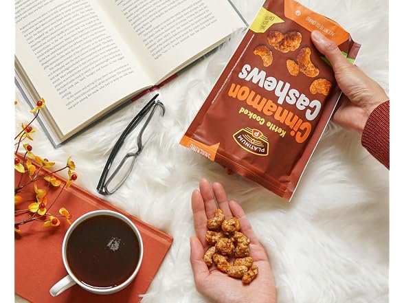 Platinum Cinnamon Cashews 13 oz