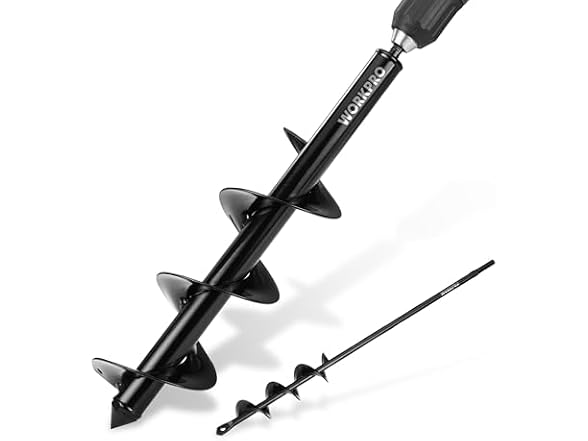 WORKPRO 2PC Drill Bit Set for Planting