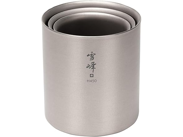 Snow Peak Titanium H450 Stacking Mug