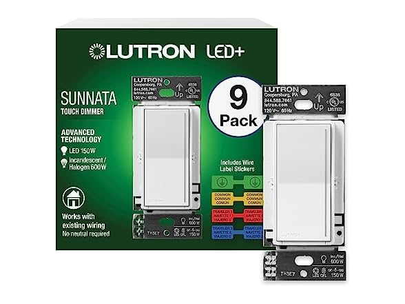 Lutron Sunnata Touch Dimmer Switch - Gallery 4