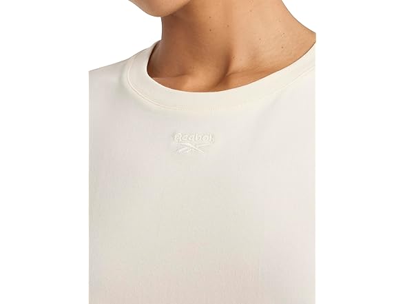 Reebok Womens Embroidery Hit Oversized Tee