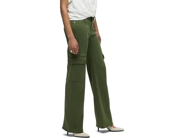 HUDSON Women's Rosie High-Rise Cargo Wide Leg
