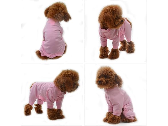 Lovelonglong Four Feet Dog Lightweight Pajam