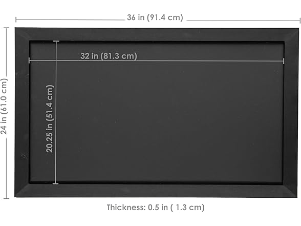 Sunnydaze Large Magnetic Chalkboard