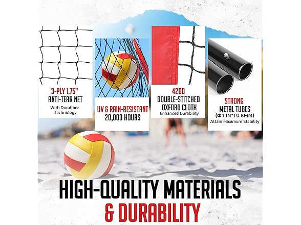 ZEALFEEL Volleyball Net