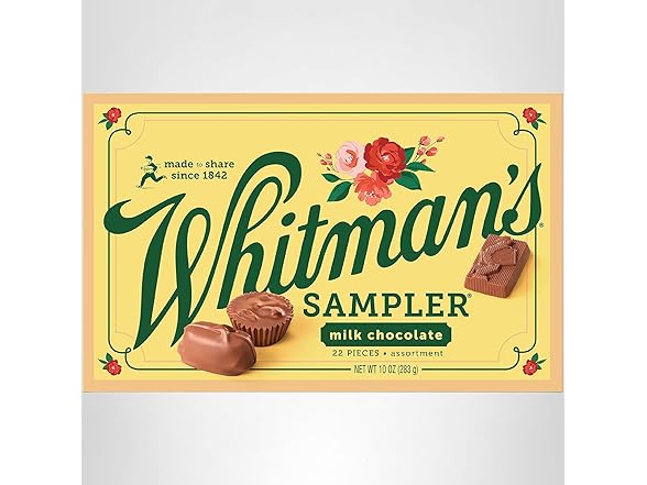 Whitmans Sampler Milk Choc Gift Box 10oz