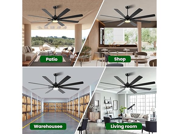 CJOY 84 Inch Large Ceiling Fan