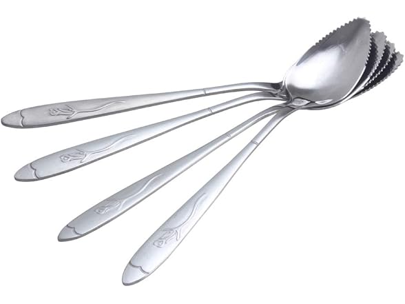 HAZOULEN Grapefruit Spoons, Stainless