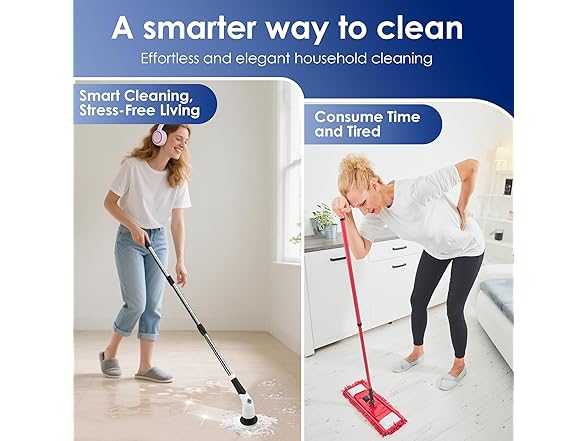 UFOU Cordless Electric Spin Scrubber