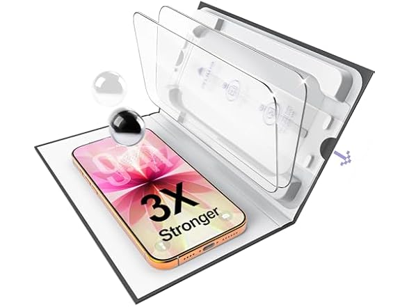 2pk ruwa Screen Protector for iPhone 17
