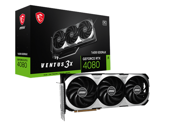 MSI GeForce RTX 4080 16GB VENTUS 3X OC
