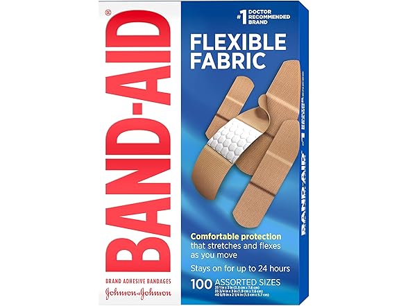 Band-Aid Fabric Flex Twin, 200ct
