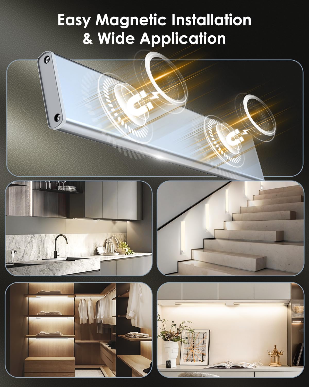 (5 Pk) VerRon Motion Sensor Under Cabinet Lighting - Your Choice - Gallery 13