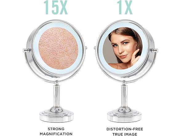 Danielle Creations Double-Sided L.E.D. Vanity Mirror