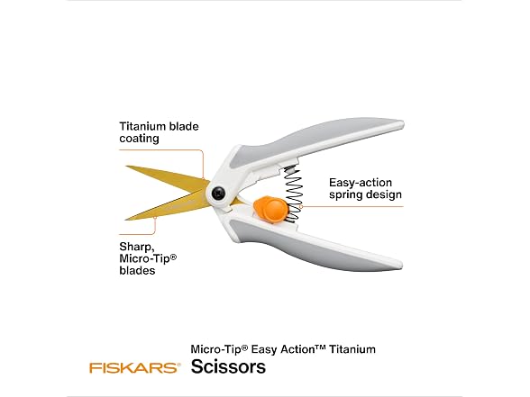 Fiskars 6" Easy Action Micro-Tip