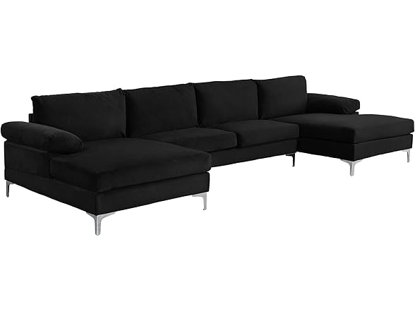 Casa Andrea Milano Modern U-Shape Sectional Sofa
