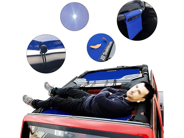 Shadeidea JK Sun Shade Top Compatible with Jeep Wrangler