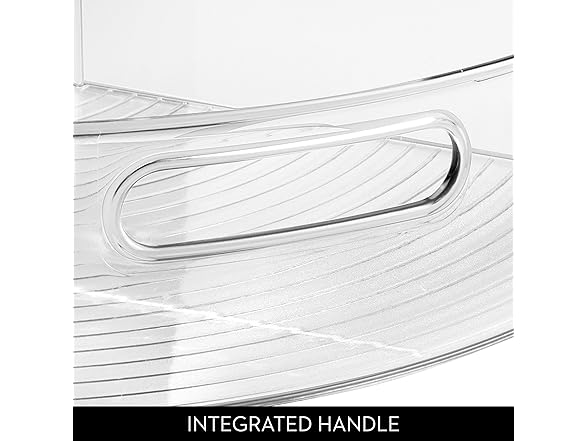 iDesign Lazy Susan 1/4 Wedge Organizer Bin