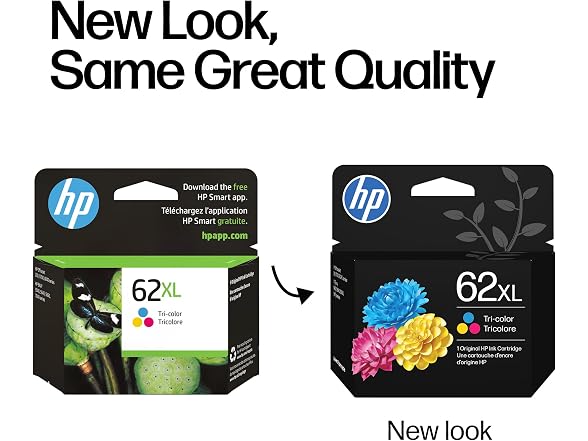 HP 62XL Tri-Color High-Yield Ink