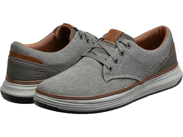 Skechers Men's Moreno Canvas Oxford Shoe