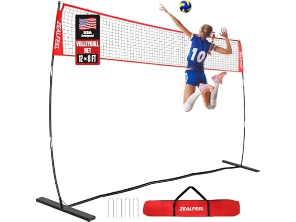 ZEALFEEL 12ft Volleyball Net
