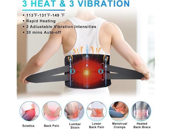 YOUTH FEAST Heating Pad for Back