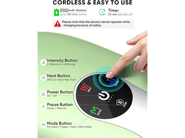 JZBRAIN Hand Massager
