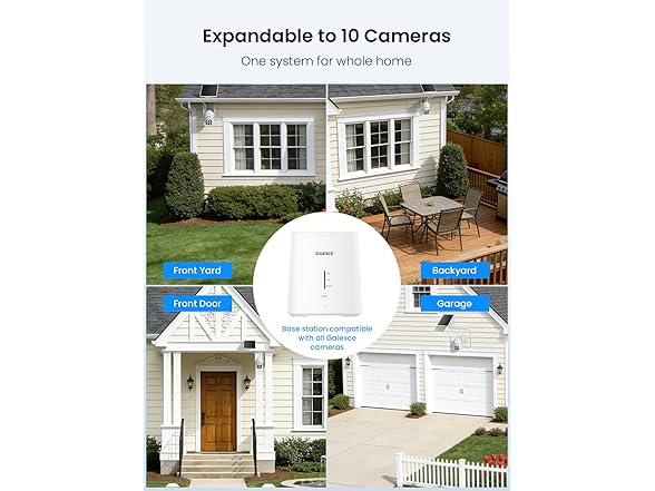 (4 Cam Kit) GAIEXCE Security Camera Kit
