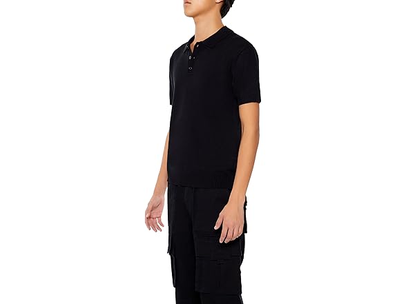 Forever 21 Men (M) Sweater-Knit Polo Shirt