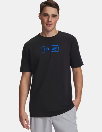 Under Armour BlacktipH Fish Logo T-Shirt - Gallery 3