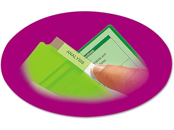 Avery WorkSaver Durable Plastic Big Tab