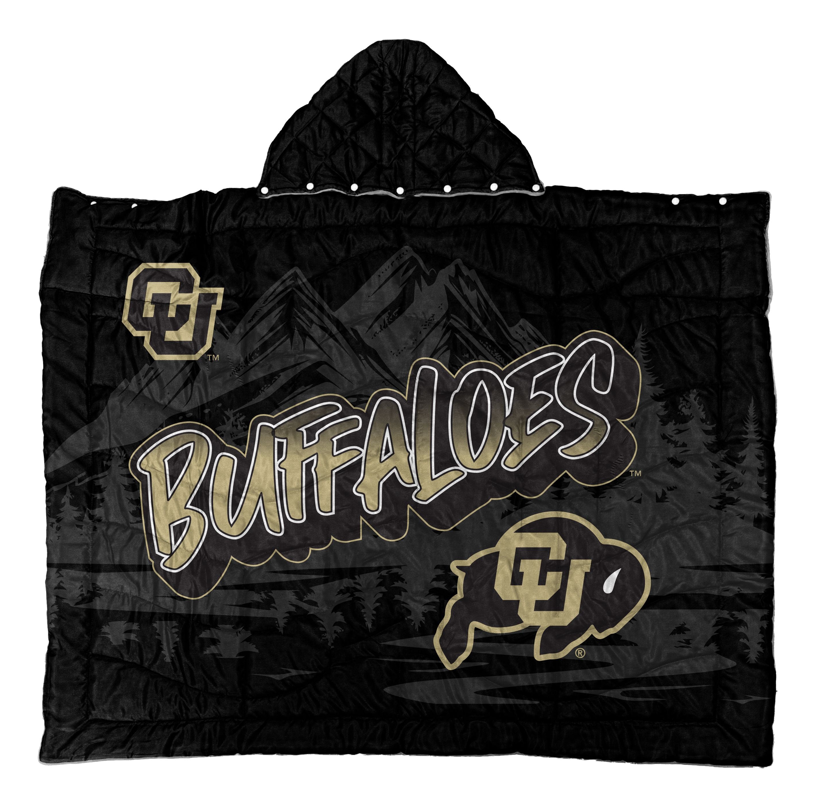 NCAA Hooded Cozy Cape Blanket (54 x 72) - Gallery 10