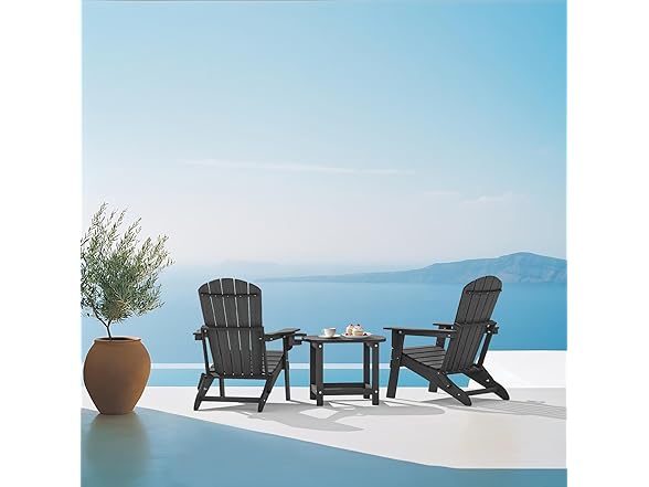 Plawdlik Folding Adirondack Chair