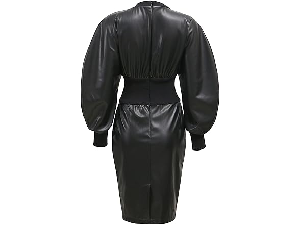 Pantora Black Leather Dress (L)