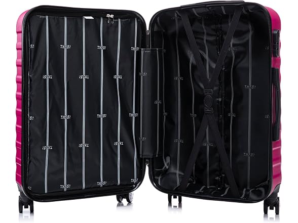 Tucci Italy Carravia Lightweight Travel Suitcase Set of 3