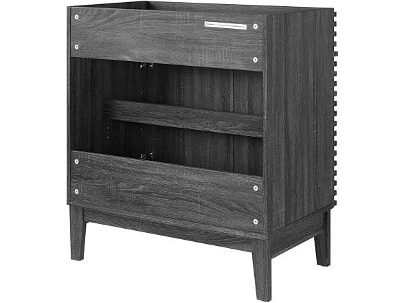 30 in. Render Bathroom Vanity Cabinet, Charcoal