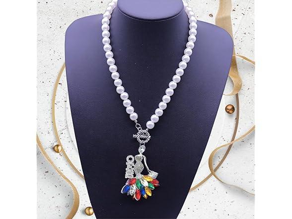 Masonic Pearl Star Necklace