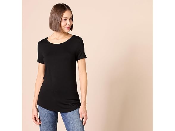 Amazon Essentials Women's Short-Sleeve Tunic, 2PK