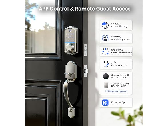 Veise VE017-H 8-in-1 Fingerprint Lock