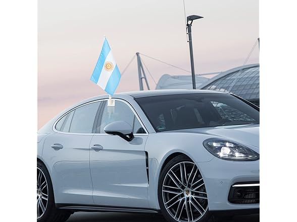 MSFHHA 2 Pack Car Flags,Argentina 