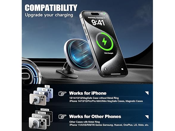 Likzest MagSafe Car Mount Charger - Gallery 4