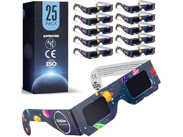 Eclipsee Eclipsee Solar Eclipse Glasses (25 Pack