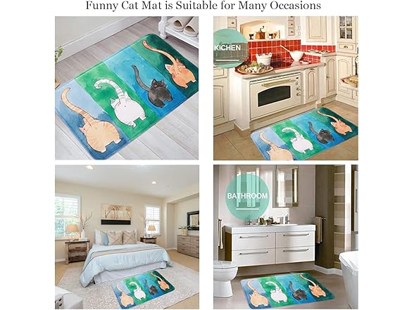 Indoor Funny Cat Doormat