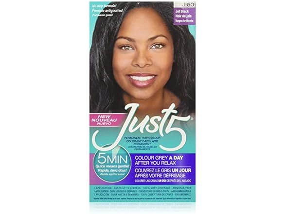 Just 5 Color Jet Black J-50 (3 Pack)